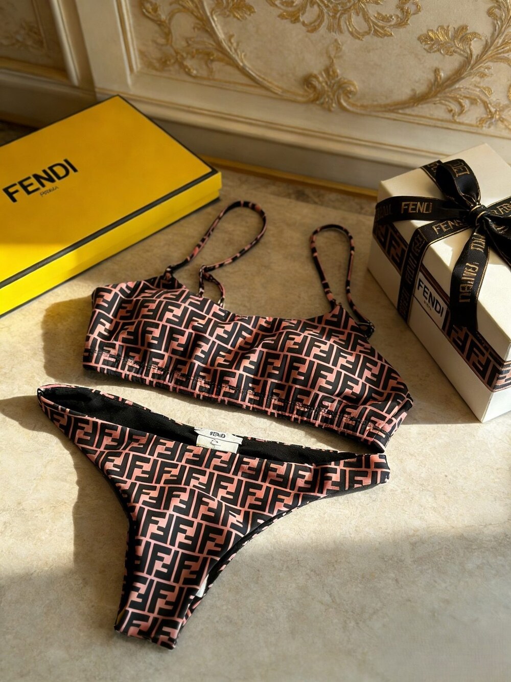 Fendi FF Logo Print Bikini Set - Picture 3 of 6